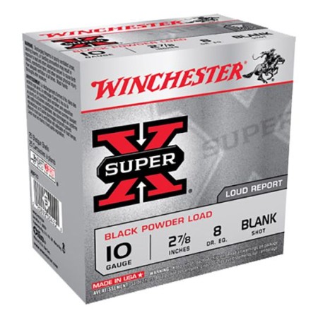 Win Blanks 10ga. 2-7/8" - Black Powder 25-pack