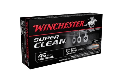 Winchester Ammunition Super Clean 165 gr Full Metal Jacket .45 Auto Ammo, 50/box - W45LF