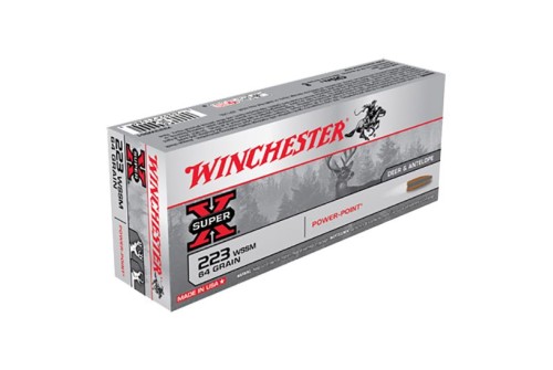 Winchester Ammunition Super-X 64 gr Power-Point .223 WSSM Ammo, 20/box - X223WSS1