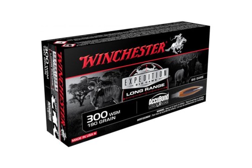 Winchester Ammunition Expedition Big Game Long Range 190 gr Accubond LR .300 WSM Ammo, 20/box - S300SLR