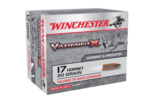 Winchester Ammunition Varmint-X 20 gr Rapid Expansion .17 Hornet Ammo, 20/box - X17P