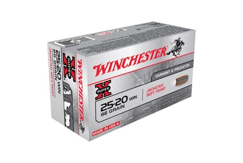 SUPER-X AMMO 25-20 WINCHESTER 86GR SP