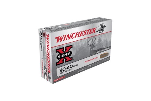 Winchester Ammunition Super-X 180 gr Power-Point .30-40 Krag Ammo, 20/box - X30401