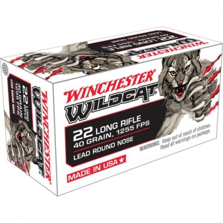 Winchester Wildcat .22 LR 40gr Lead Round Nose 50