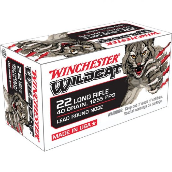 Winchester Wildcat .22 LR 40gr Lead Round Nose 50