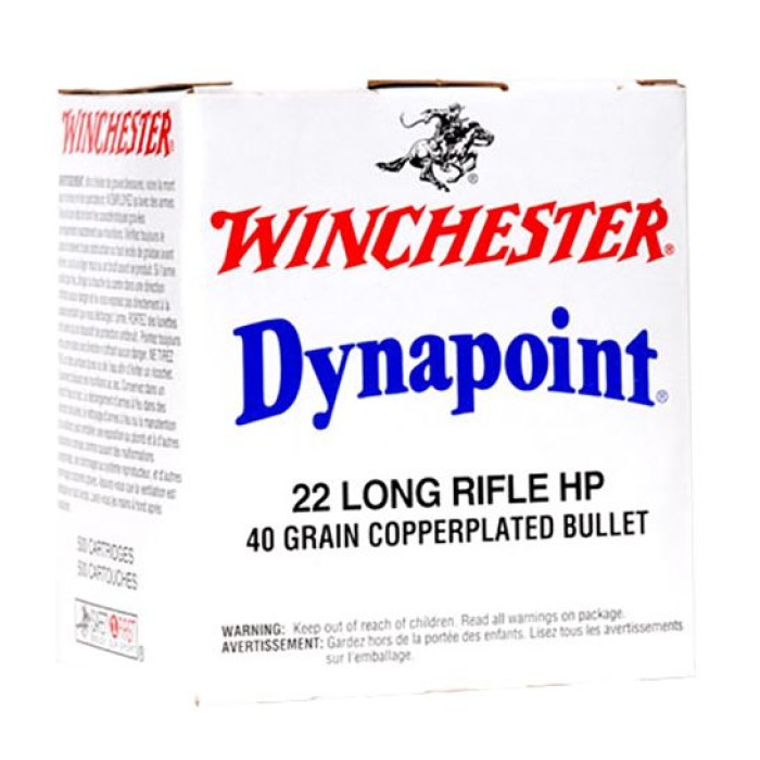 Winchester Ammunition USA 40 gr Copper-Plated Hollow Point .22lr Ammo, 500/box - WD22LRB