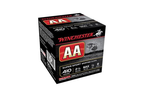 Winchester Ammunition AA Super Sport 2.5" 410 Gauge Ammo 8, 25/box - AASC418