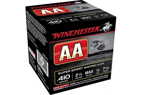 Winchester Ammunition AA Super Sport 2.5" 410 Gauge Ammo 7-1/2, 25/box - AASC417