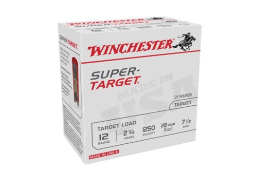Winchester Ammunition Super Target 2.75" 12 Gauge Ammo 7-1/2 - TRGT12507