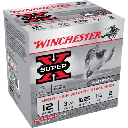 Winchester Ammunition Super-X Xpert High Velocity 3.5" 12 Gauge Ammo 2, 25/box - WEX12LM2