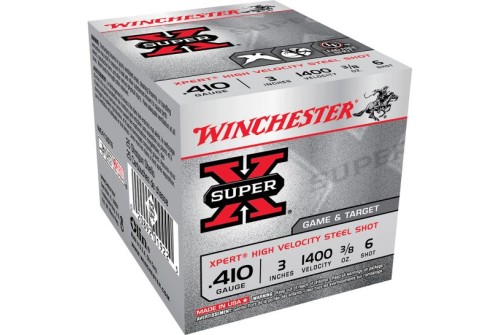 Winchester Ammunition Super-X 3" 410 Gauge Ammo 6, 25/box - WE413GT6