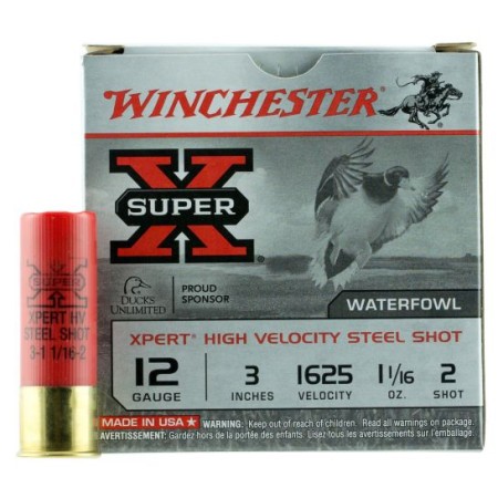 Winchester Ammunition Super-X 3" 12 Gauge Ammo 2, 25/box - WEX123M2