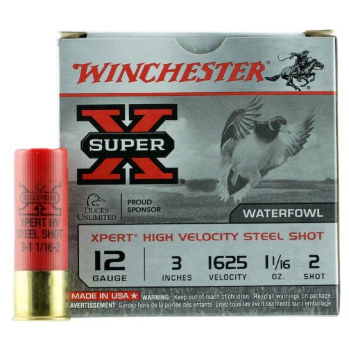 Winchester Ammunition Super-X 3" 12 Gauge Ammo 2, 25/box - WEX123M2
