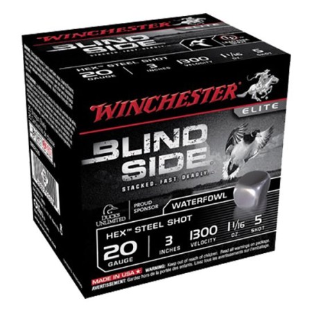 Winchester Ammunition Blindside 3" 20 Gauge Ammo 5, 25/box - SBS2035