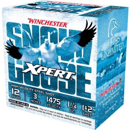 Winchester Ammunition Xpert Snow Goose 3" 12 Gauge Ammo 1, 2, 25/box - WXS12312