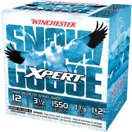 Winchester Ammunition Xpert Snow Goose 3.5" 12 Gauge Ammo 1, 2, 25/box - WXS12L12