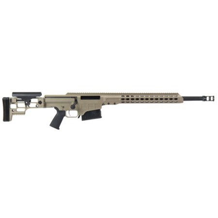 Barrett 14343 Mrad  Bolt 308 Win/7.62 Nato 17" Heavy 10+1 Adjustable Folding Right Side Fde Synthetic Flat Dark Earth Cerakote Receiver