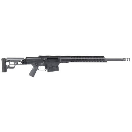 Barrett 14355 Mrad  Bolt 338 Lapua Mag 24" Fluted 10+1 Adjustable Folding Right Side Black Synthetic Black Cerakote Receiver