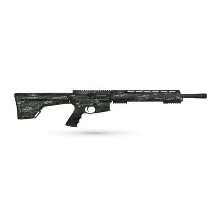 Brenton Usa Ranger Carbon Hunter 18" 6.5mm Grendel Semi-Automatic AR-15 Rifle, MarbleKote Foliage Camo - RR18FM6.5