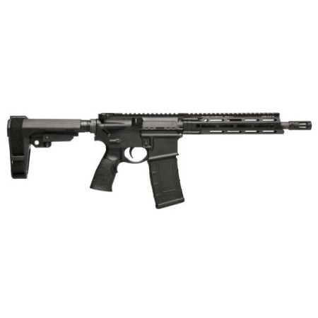 Daniel Defense DDM4 V7 P .300 Blackout Semi-Automatic AR Pistol, Hardcoat Anodized Black - 128-19153