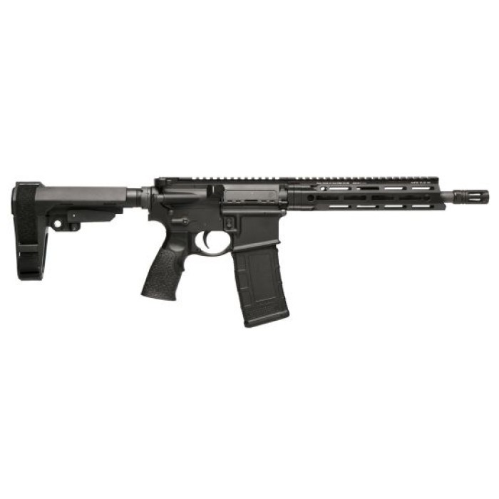 Daniel Defense DDM4 V7 P .300 Blackout Semi-Automatic AR Pistol, Hardcoat Anodized Black - 128-19153