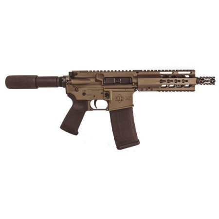 Diamondback Firearms DB15 .223 Rem/5.56 Semi-Automatic AR Pistol, 7", Burnt Bronze - DB15PBB7