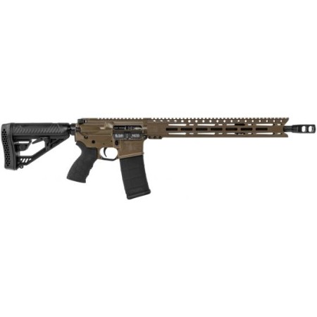 Diamondback Firearms DB15 Elite .223 Rem Semi-Automatic AR-15 Rifle, FDE Cerakote - DB15EMLFDE