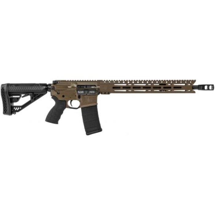 Diamondback Firearms DB15 Elite .223 Rem Semi-Automatic AR-15 Rifle, FDE Cerakote - DB15EMLFDE