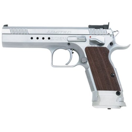 EAA Corp Tanfoglio Witness Elite Limited .45 ACP Pistol, Chrome - 600340