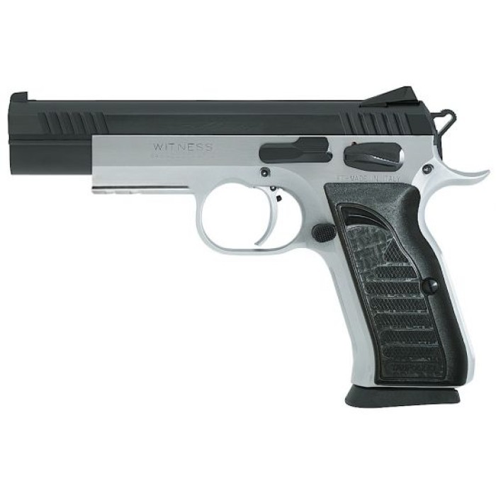 EAA Corp Tanfoglio Witness Elite Match .45 ACP Pistol, Stainless - 600640