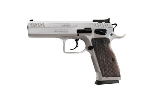 EAA Corp Tanfoglio Witness Elite Stock II 10mm Pistol, Chrome - 600615