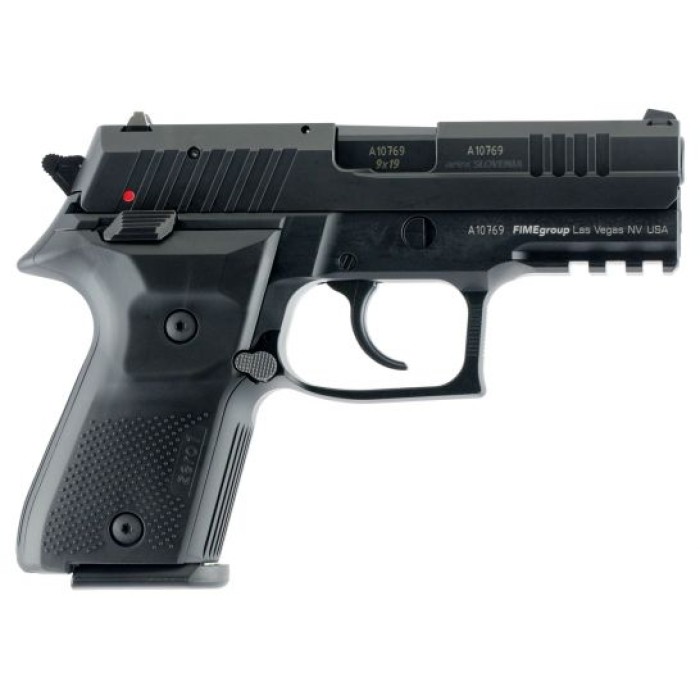 Fime Group Rex Zero 1 Compact 9mm Pistol, Hardcoat Anodized Black - REXZERO1CP-01