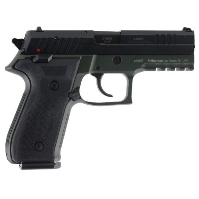 Fime Group Rex Zero 1 Standard 9mm Pistol, Hardcoat Anodized OD Green - REXZERO1S-07