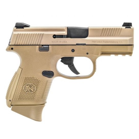 FN America FNS-9 Compact 9mm Consumer Pistol, FDE - 66-100113