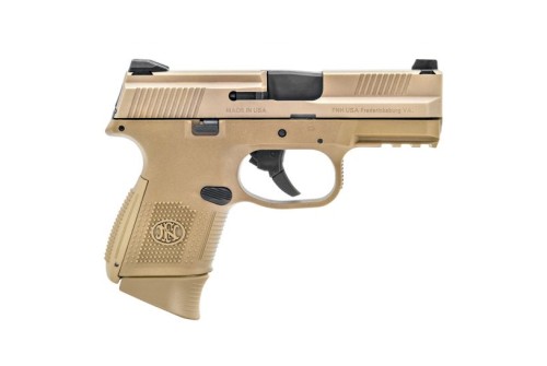 FN America FNS-9 Compact 9mm Consumer Pistol, FDE - 66-100113