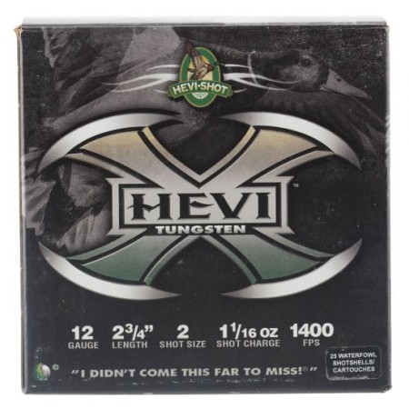 Hevi-Shot Hevi-X 2.75" 12 Gauge Ammo 2, 25/box - 50272