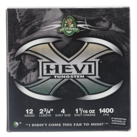 Hevi-Shot Hevi-X 2.75" 12 Gauge Ammo 4, 25/box - 50274