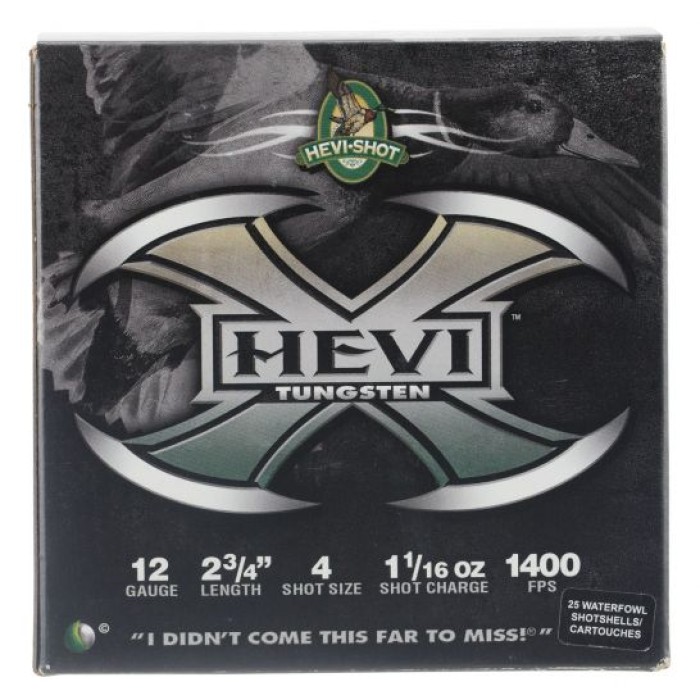 Hevi-Shot Hevi-X 2.75" 12 Gauge Ammo 4, 25/box - 50274