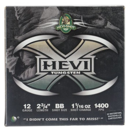 Hevi-Shot Hevi-X 2.75" 12 Gauge Ammo BB, 25/box - 50278