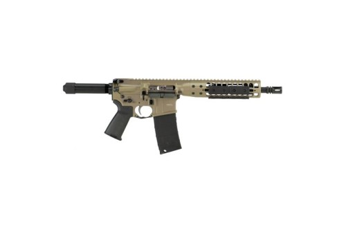 LWRC International Individual Carbine DI 5.56 Semi-Automatic 10.5" AR Pistol, FDE - ICDIP5CK10