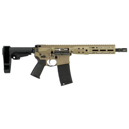 LWRC IC DI 10.5" .300 Blackout Semi-Auto AR-15 Pistol, FDE - ICDIP3CK10MLSBA3