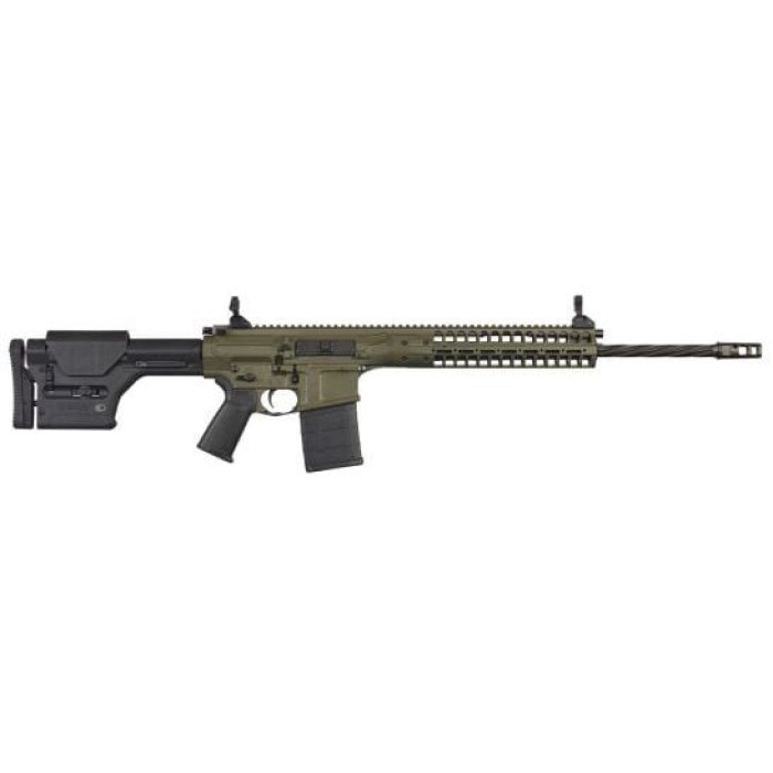 LWRC REPRMKIIR7ODGF20CAC R.E.P.R. MKII *CA Compliant* Semi-Automatic 308 Win/7.62 NATO 20" 10+1 Black Adjustable Magpul PRS Synthetic Stock OD Green Steel Receiver
