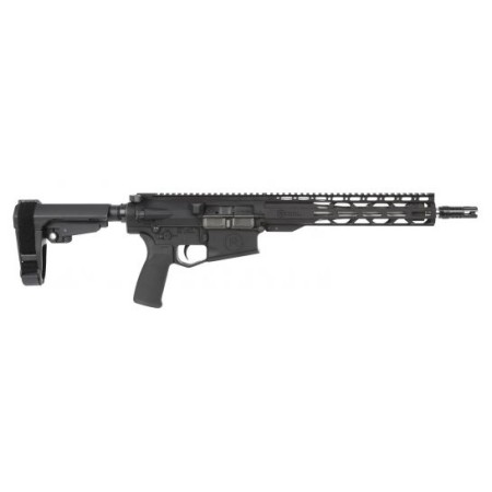 Radical Firearms .308 Win/7.62 Semi-Automatic AR Pistol w/ 12" TMS and SBA3, Hardcoat Anodized Black/Stainless Steel - RBP10-308-12