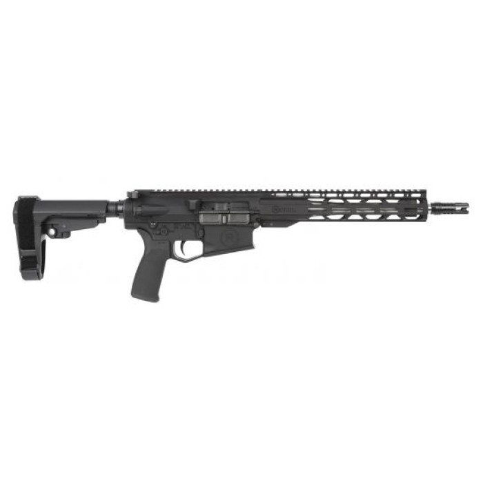 Radical Firearms .308 Win/7.62 Semi-Automatic AR Pistol w/ 12" TMS and SBA3, Hardcoat Anodized Black/Stainless Steel - RBP10-308-12