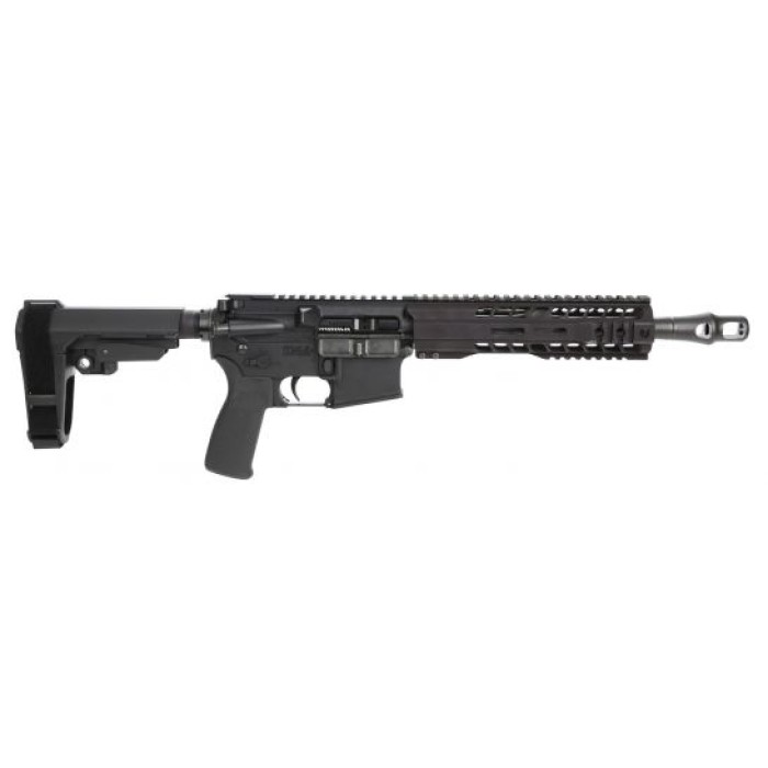Radical Firearms .458 Socom Semi-Automatic AR Pistol w/ 9" MHR and SBA3, Hardcoat Anodized Black - FP10.5-458SOC-9MHR-SBA3
