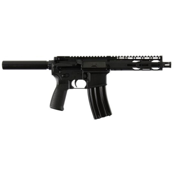 Radical Firearms 5.56 Semi-Automatic AR Pistol w/ 7" RPR, Hardcoat Anodized Black/Black Melonite - FP7.5-5.56M4-7RPR