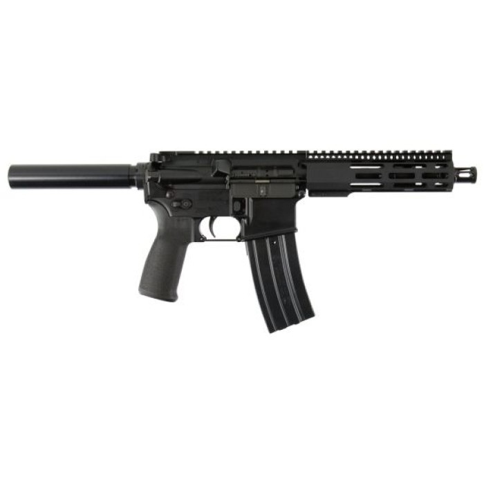 Radical Firearms 5.56 Semi-Automatic AR Pistol w/ 7" FCR, Hardcoat Anodized Black/Black Melonite - FP7.5-5.56M4-7FCR