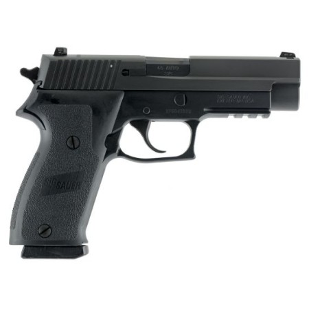 Sig Sauer P220 Nitron Full-Size .45 ACP Semi-Automatic Pistol, Hardcoat Anodized Black - 220R-45-BSS-CA