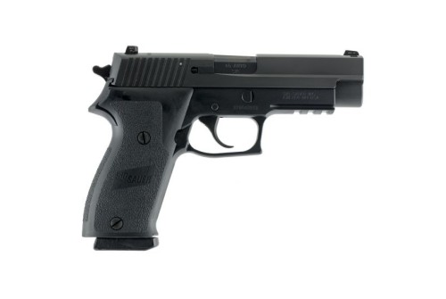 Sig Sauer P220 Nitron Full-Size .45 ACP Semi-Automatic Pistol, Hardcoat Anodized Black - 220R-45-BSS-CA