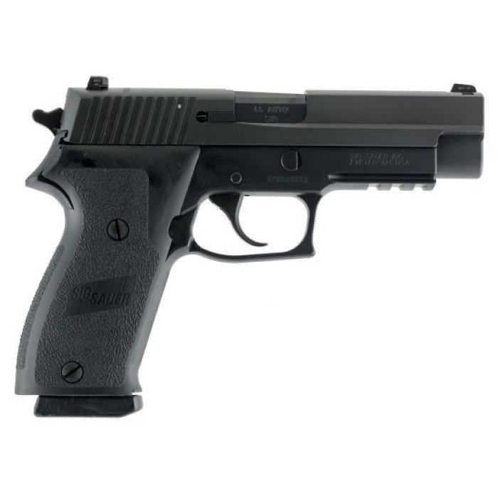 Sig Sauer P220 Nitron Full-Size .45 ACP Semi-Automatic Pistol, Hardcoat Anodized Black - 220R-45-BSS-CA